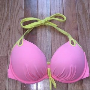 Victorias secret Push up Bikini top halter top